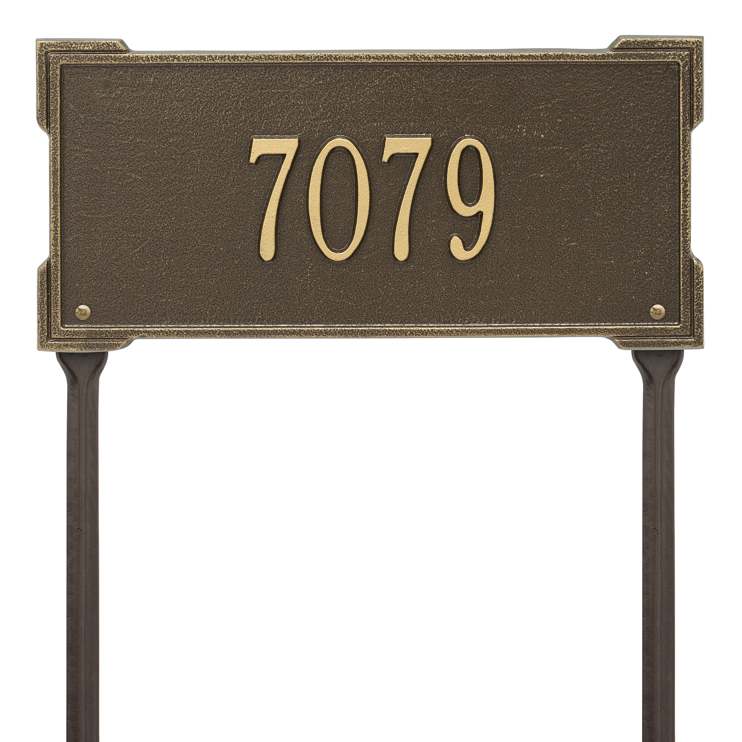 Roanoke Standard Lawn Address Plaque