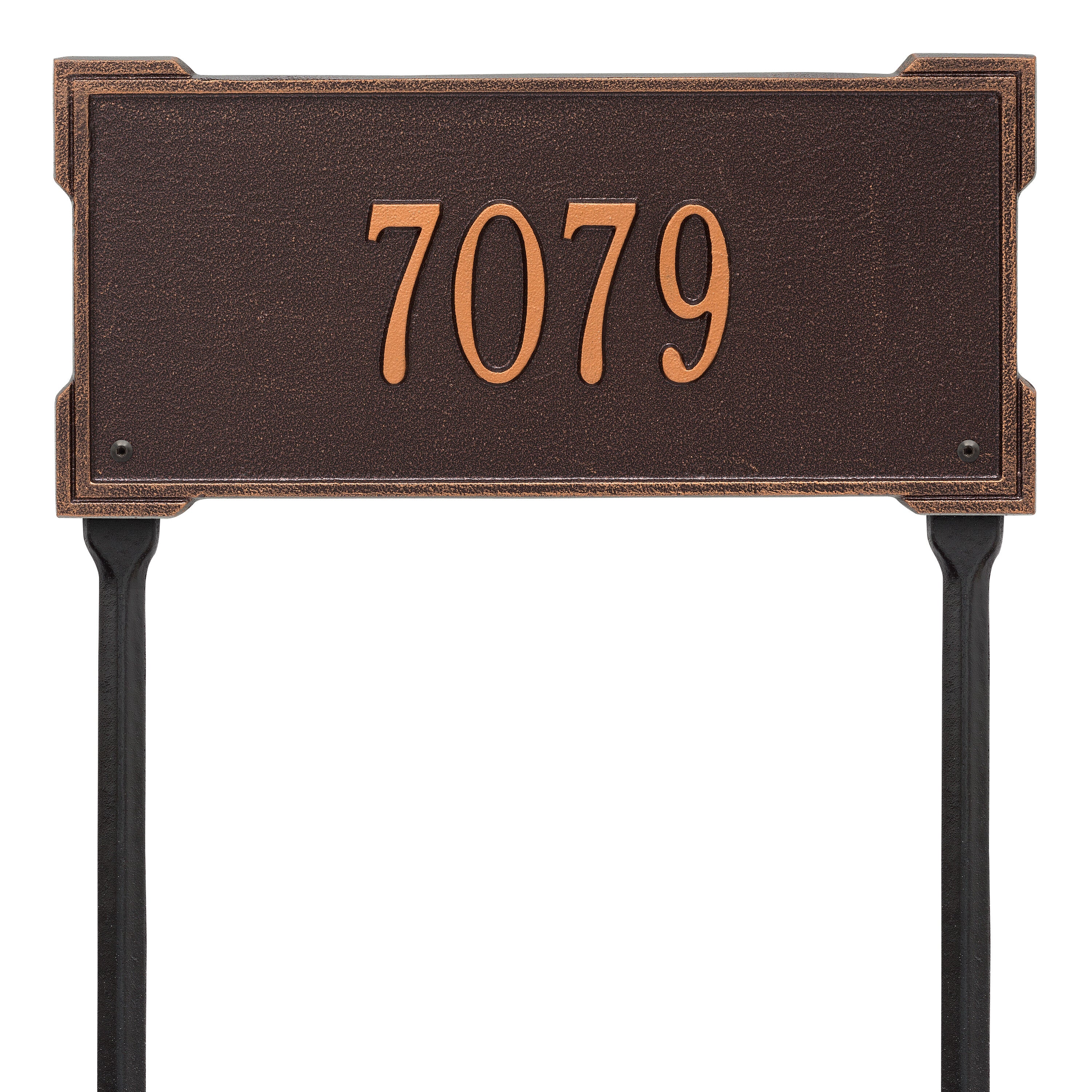 Roanoke Standard Lawn Address Plaque