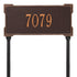 Roanoke Standard Lawn Address Plaque