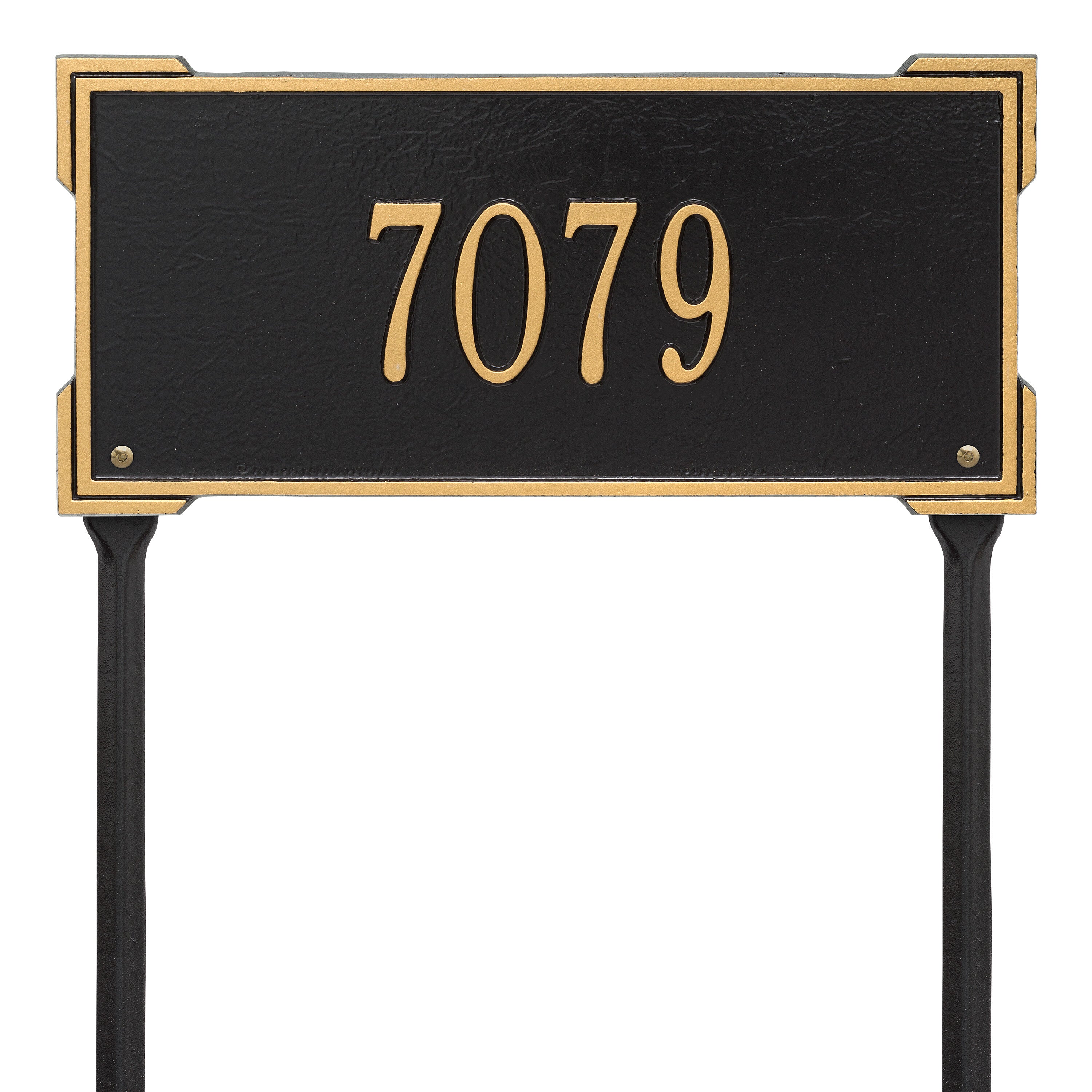Roanoke Standard Lawn Address Plaque
