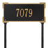 Roanoke Standard Lawn Address Plaque