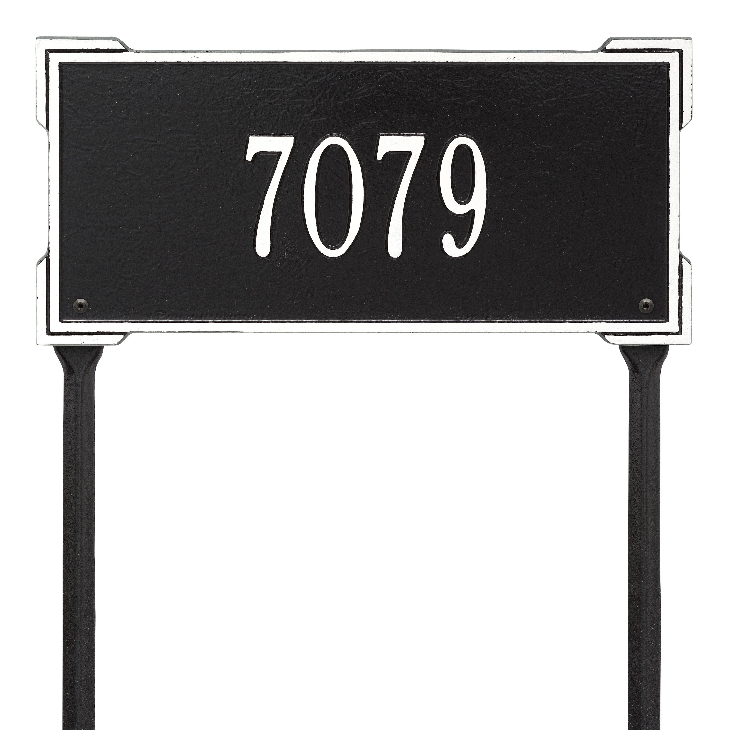 Roanoke Standard Lawn Address Plaque