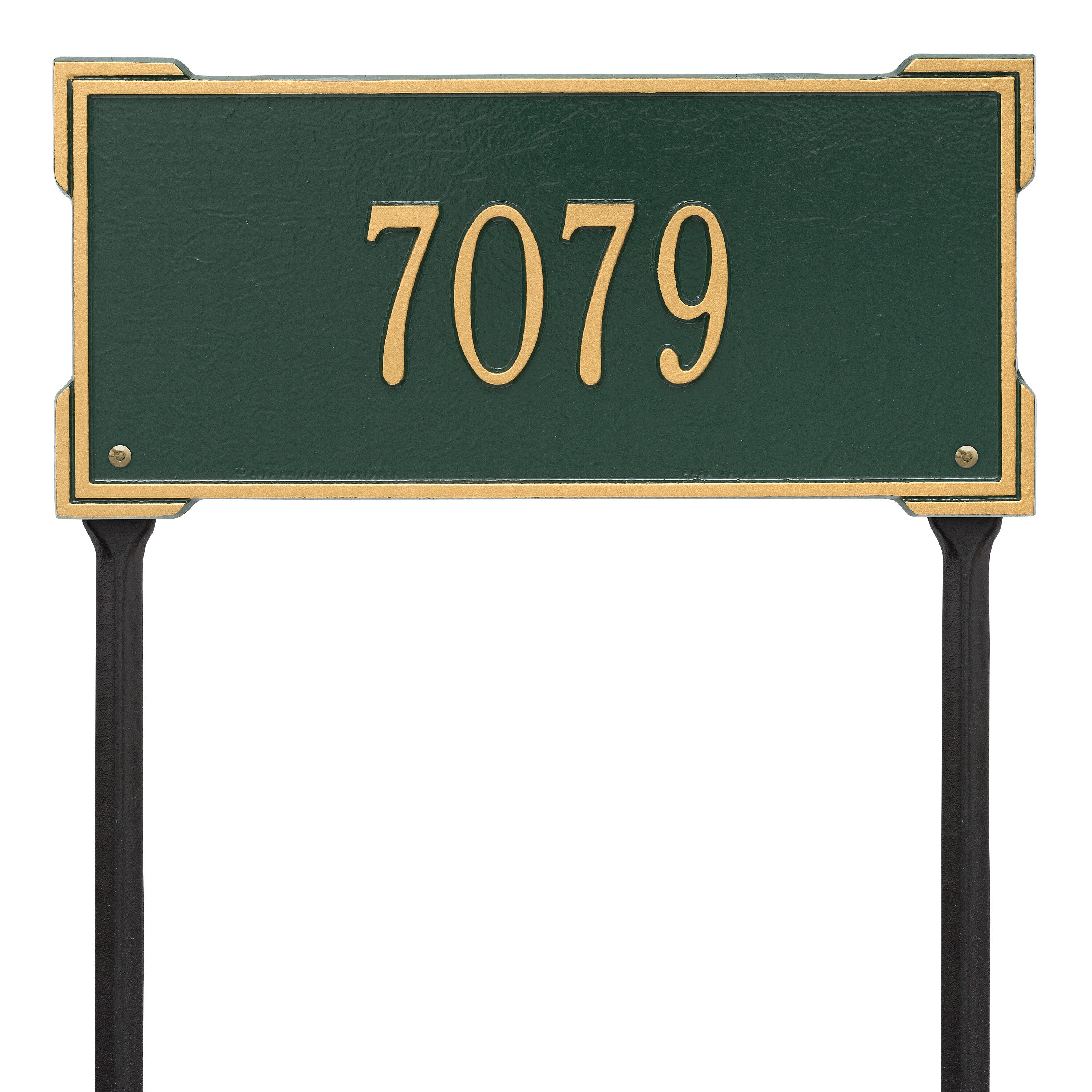 Roanoke Standard Lawn Address Plaque