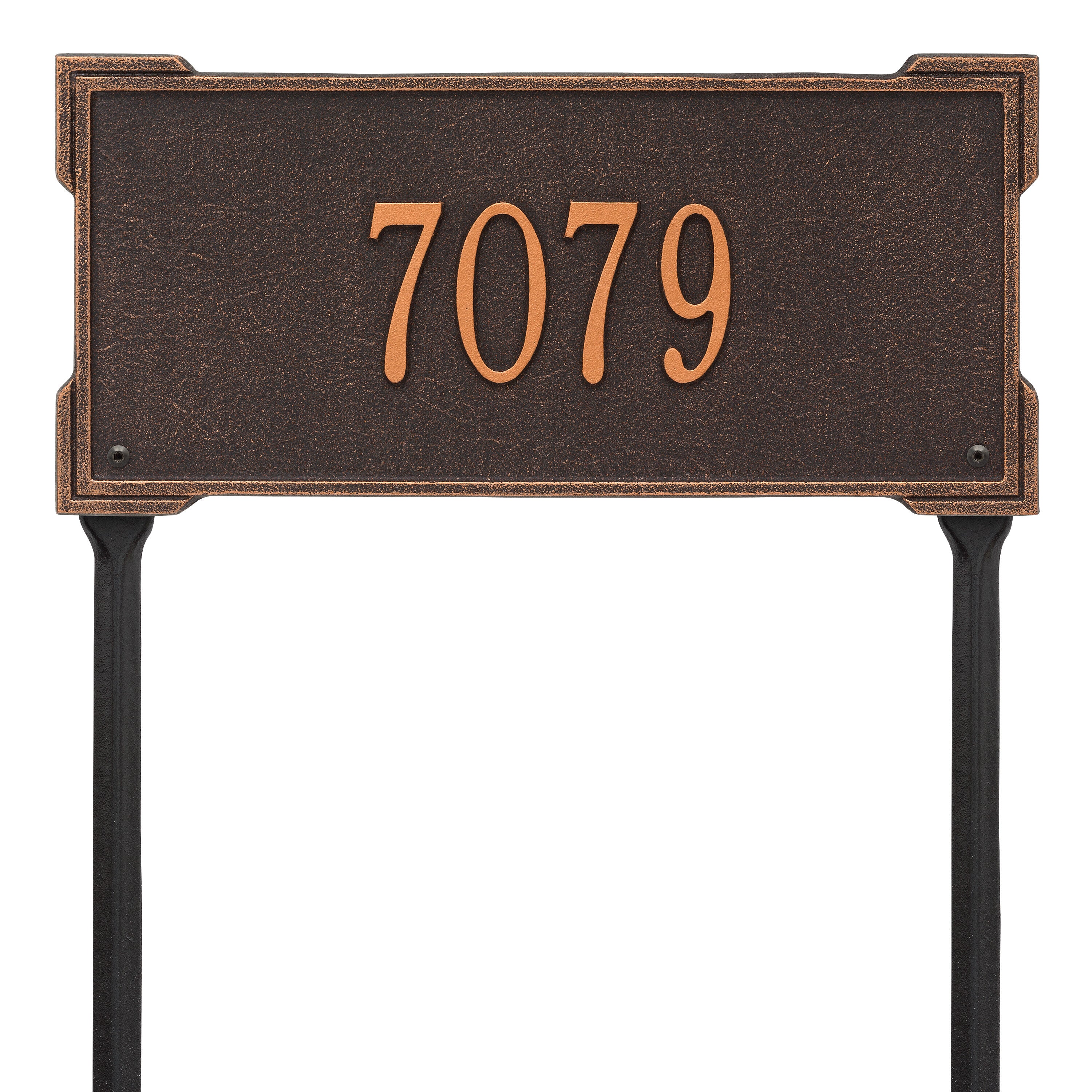 Roanoke Standard Lawn Address Plaque