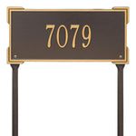 Roanoke Standard Lawn Address Plaque