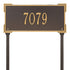 Roanoke Standard Lawn Address Plaque