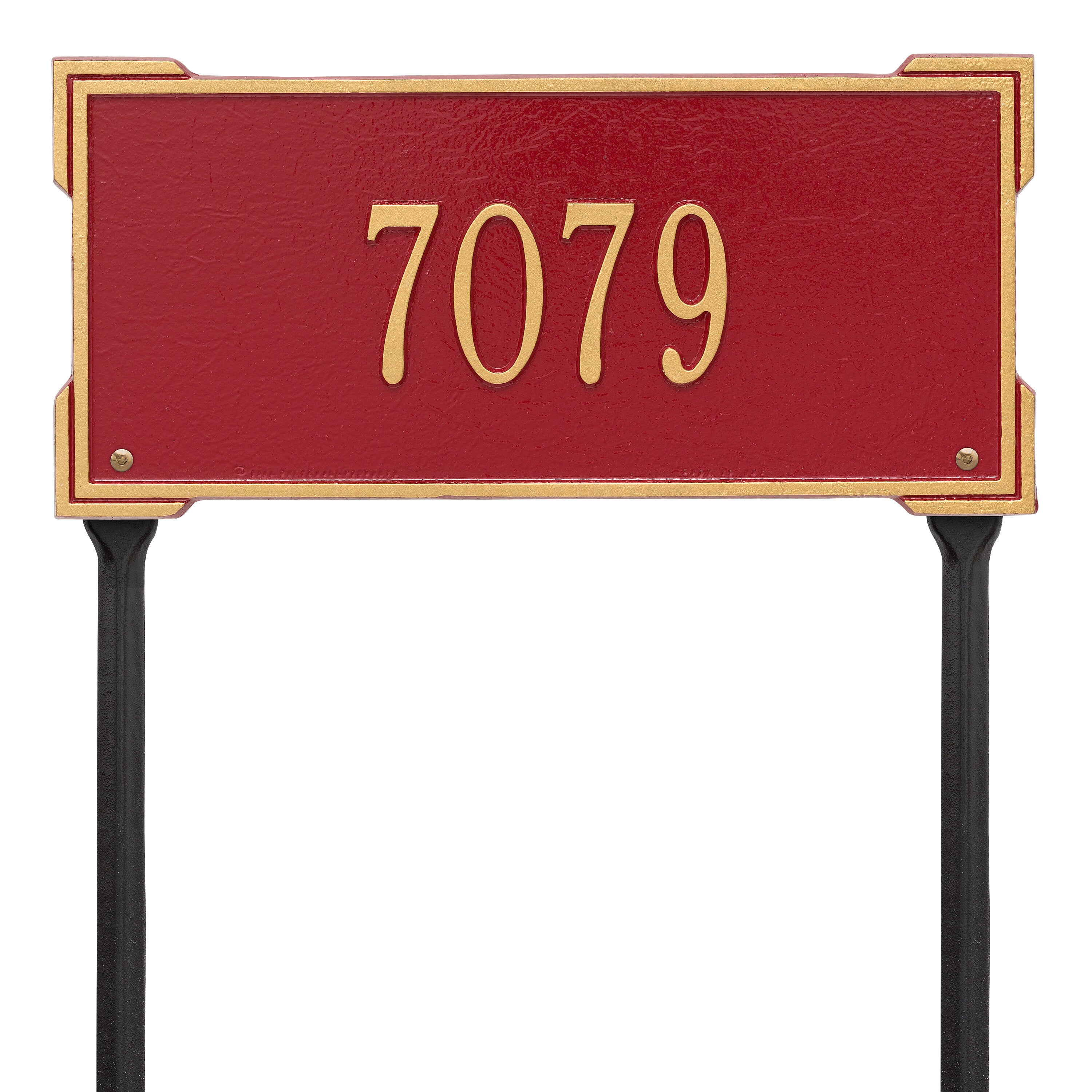 Roanoke Standard Lawn Address Plaque