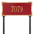 Roanoke Standard Lawn Address Plaque