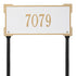 Roanoke Standard Lawn Address Plaque
