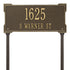 Roanoke Standard Lawn Address Plaque