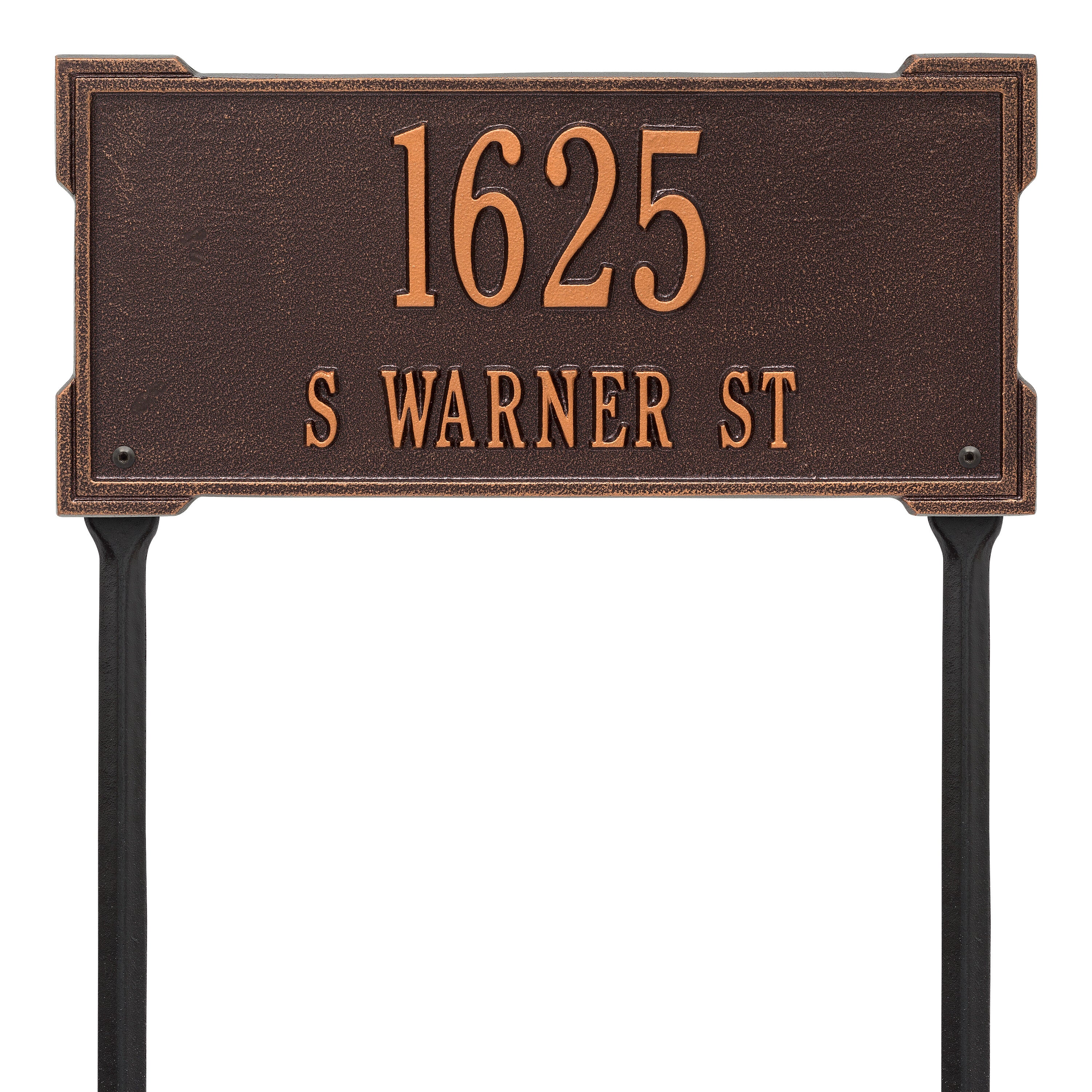 Roanoke Standard Lawn Address Plaque