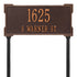 Roanoke Standard Lawn Address Plaque