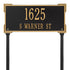 Roanoke Standard Lawn Address Plaque