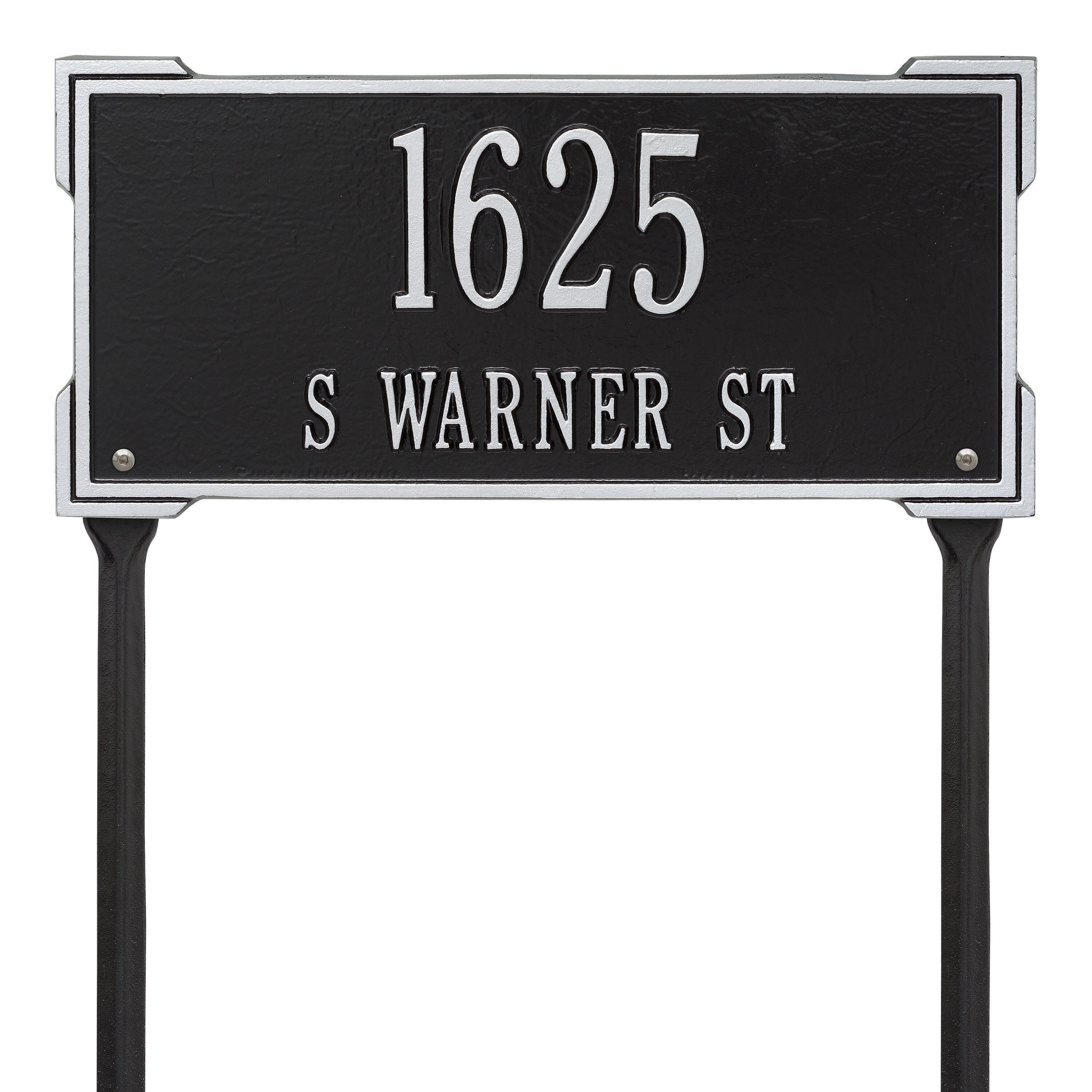 Roanoke Standard Lawn Address Plaque