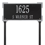 Roanoke Standard Lawn Address Plaque
