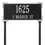 Roanoke Standard Lawn Address Plaque