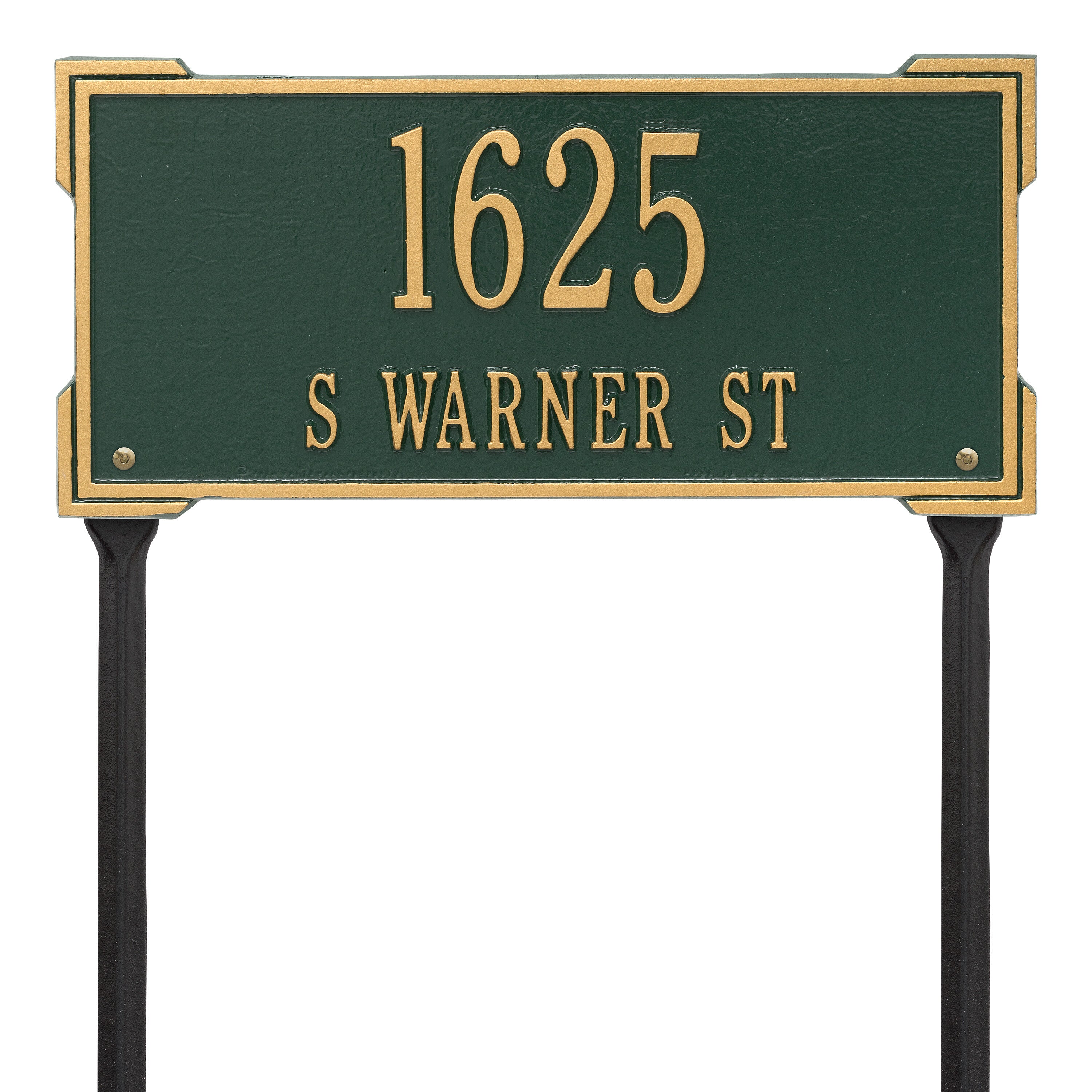 Roanoke Standard Lawn Address Plaque
