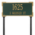 Roanoke Standard Lawn Address Plaque