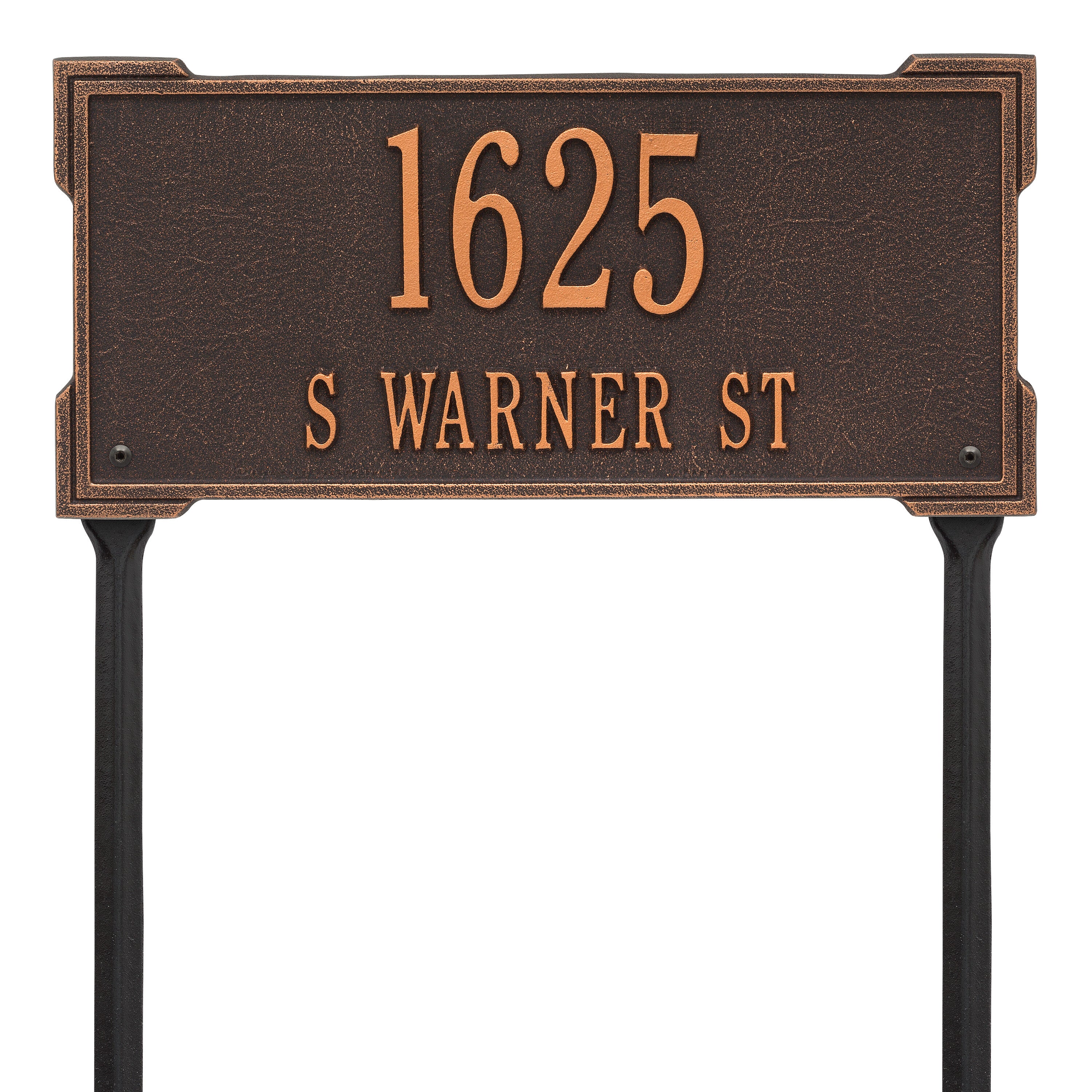 Roanoke Standard Lawn Address Plaque