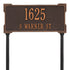 Roanoke Standard Lawn Address Plaque