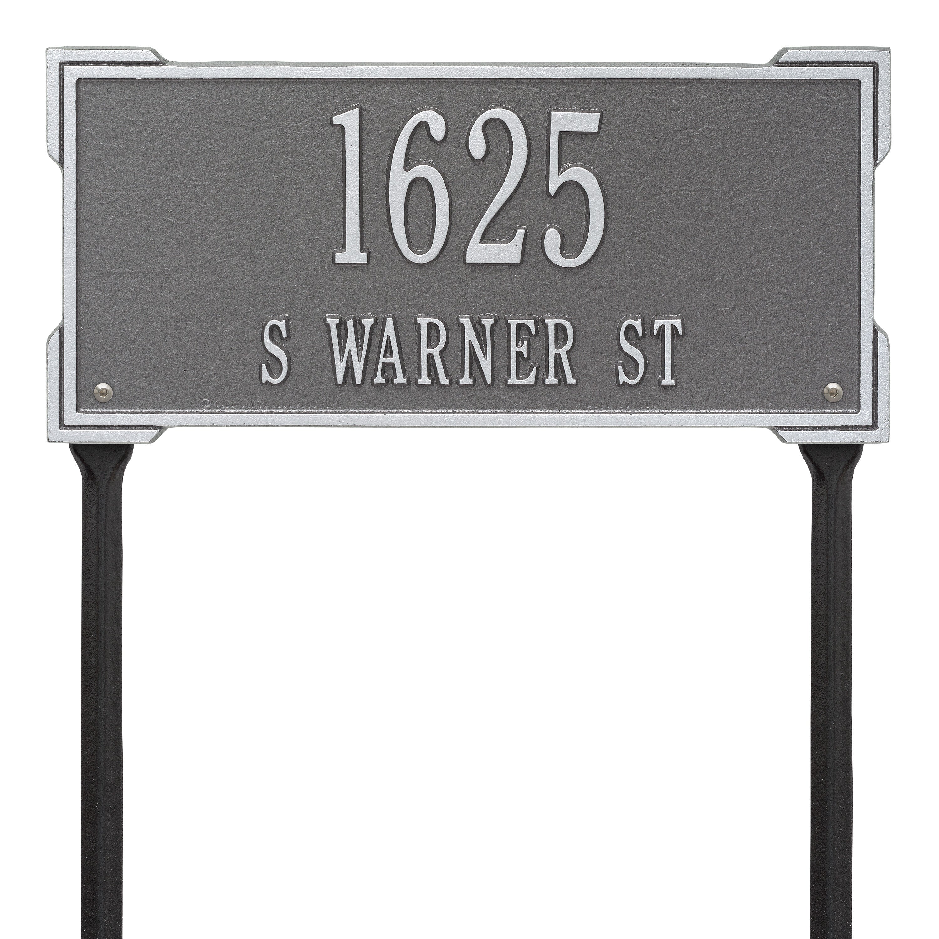 Roanoke Standard Lawn Address Plaque