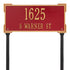 Roanoke Standard Lawn Address Plaque