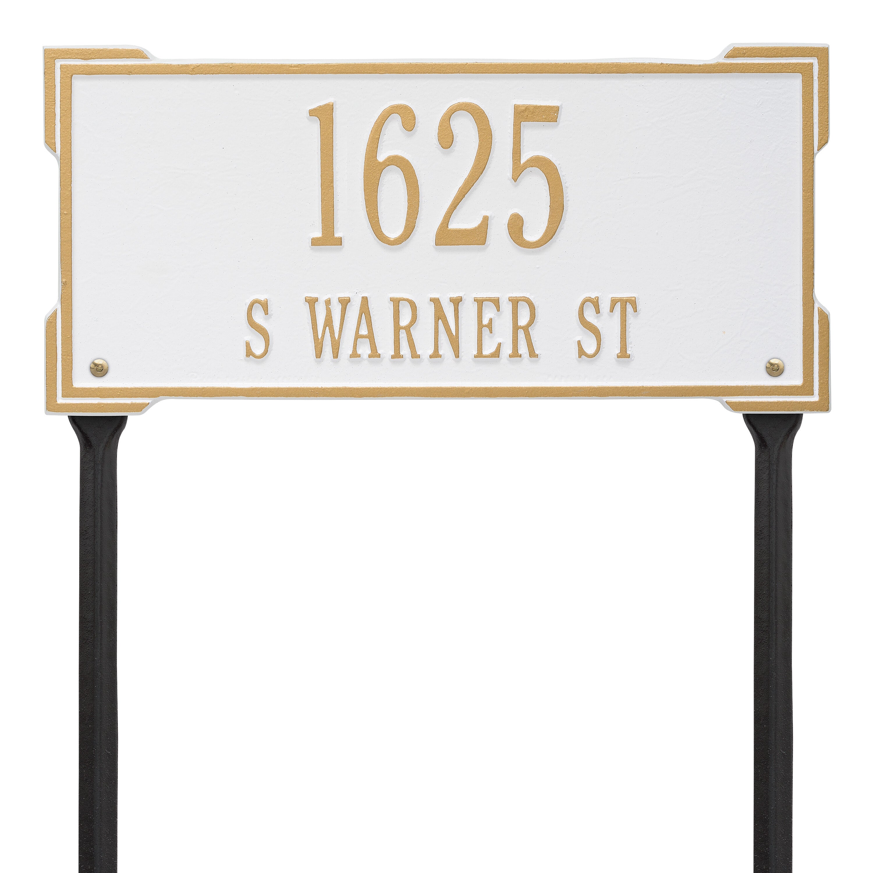 Roanoke Standard Lawn Address Plaque