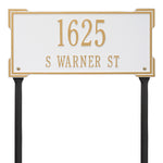 Roanoke Standard Lawn Address Plaque