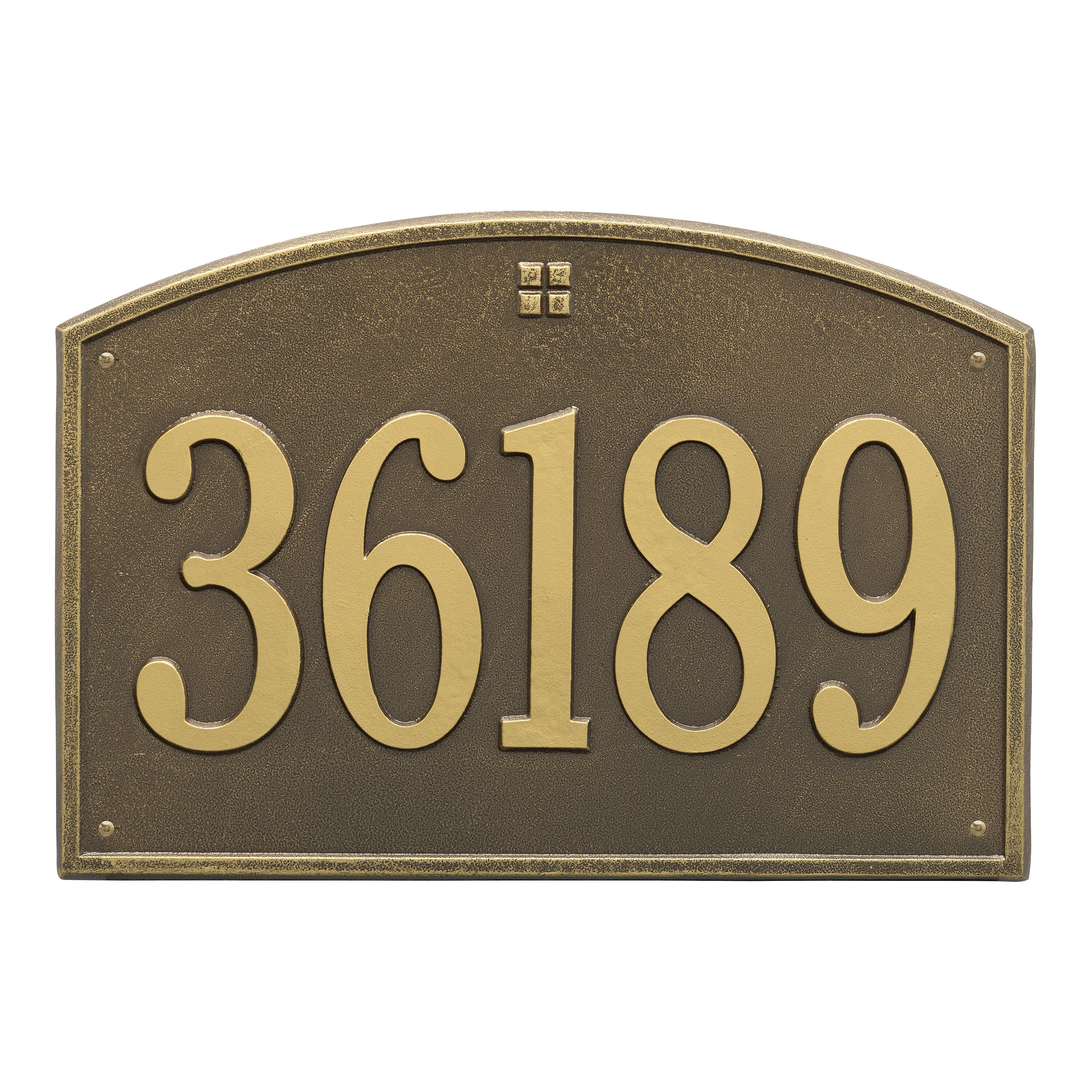 Cape Charles Estate Wall Address Plaque