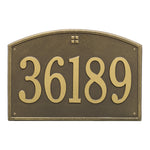 Cape Charles Estate Wall Address Plaque