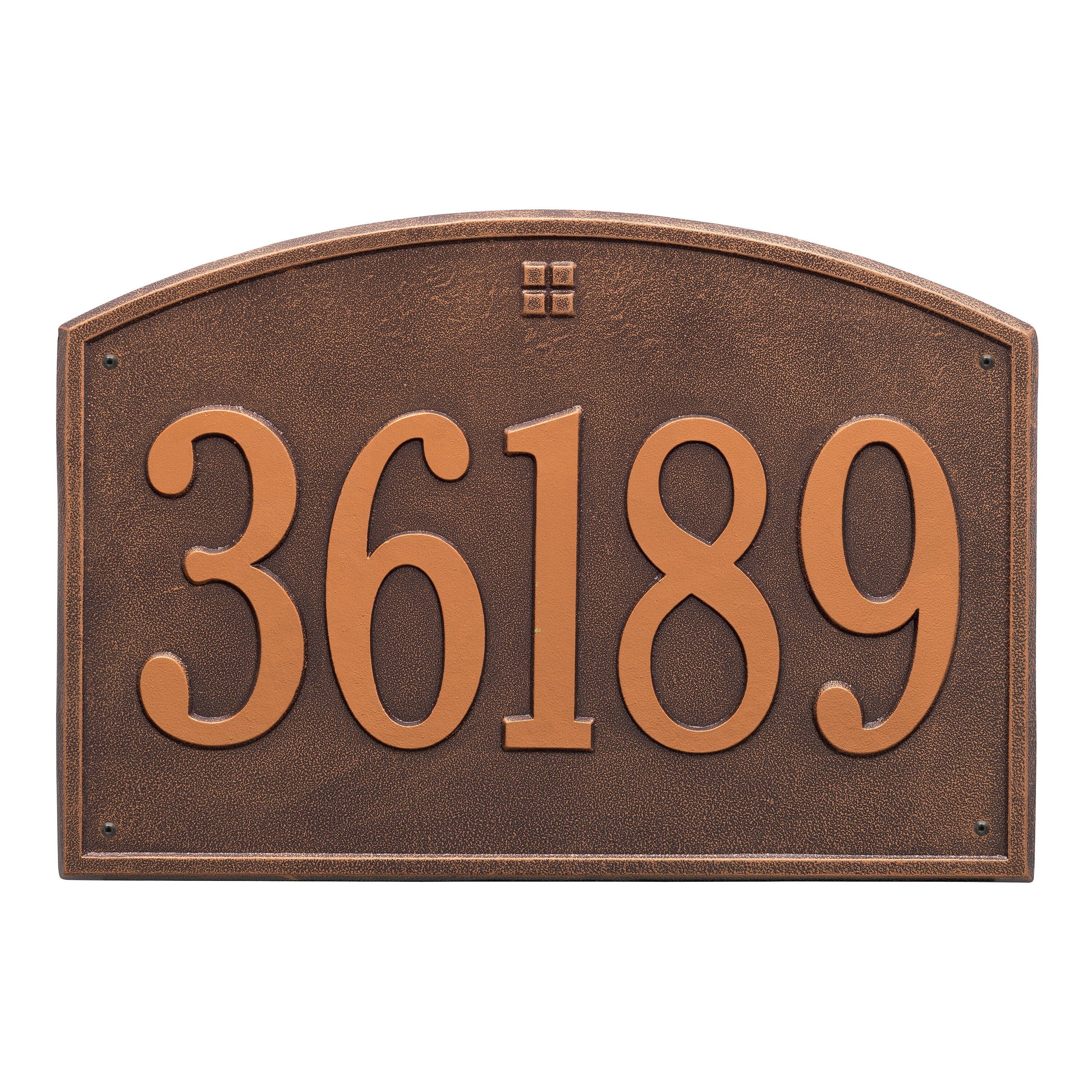 Cape Charles Estate Wall Address Plaque