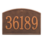 Cape Charles Estate Wall Address Plaque