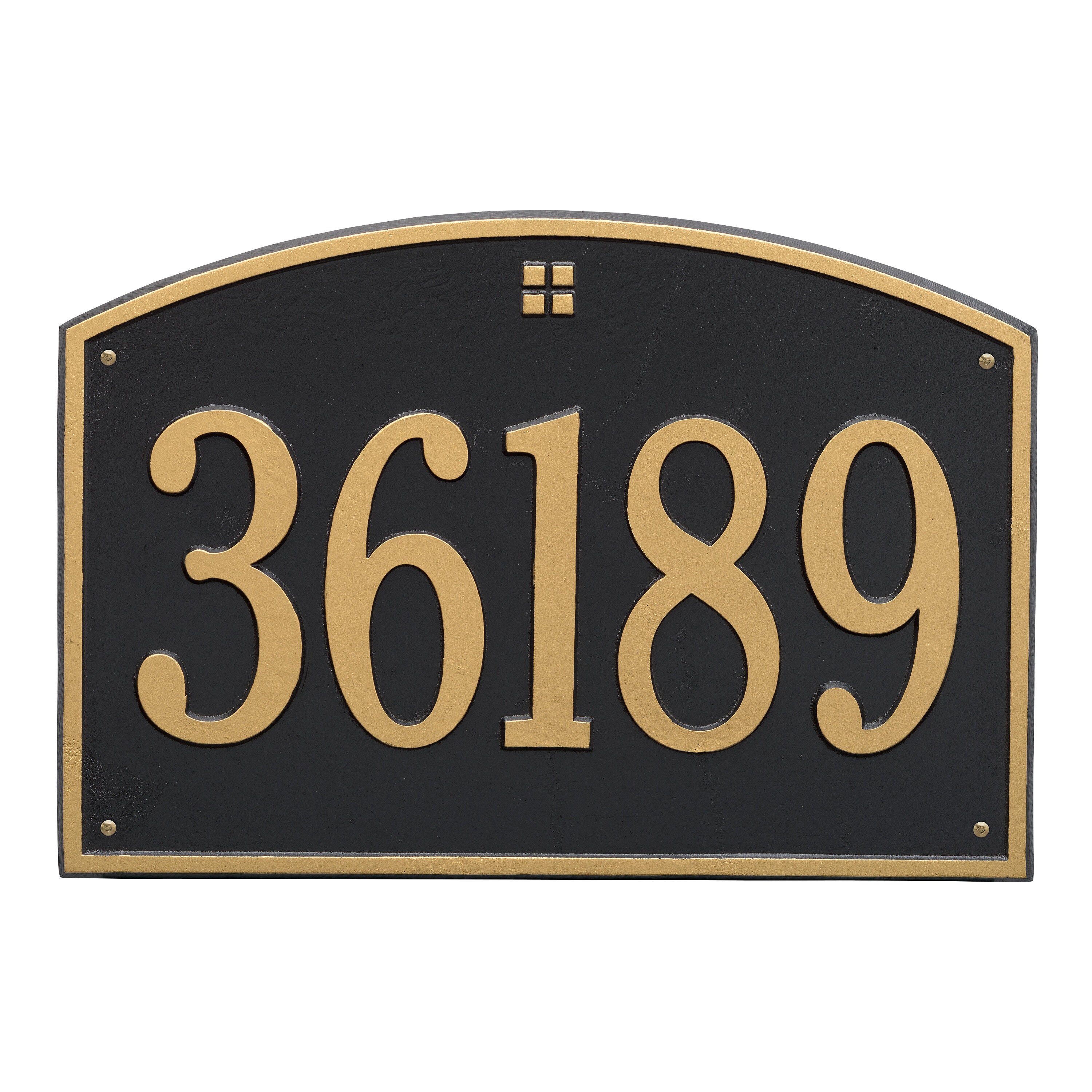 Cape Charles Estate Wall Address Plaque