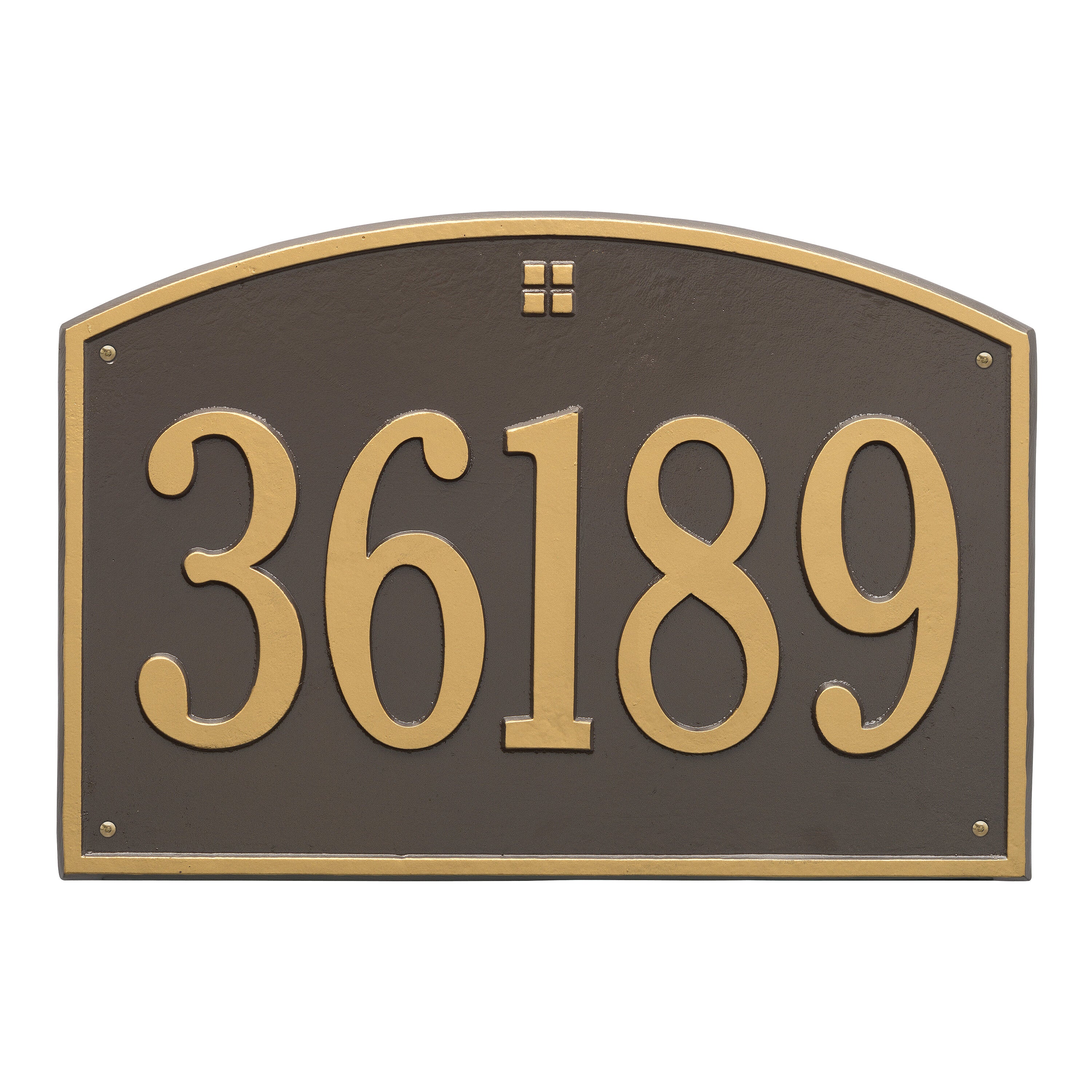 Cape Charles Estate Wall Address Plaque