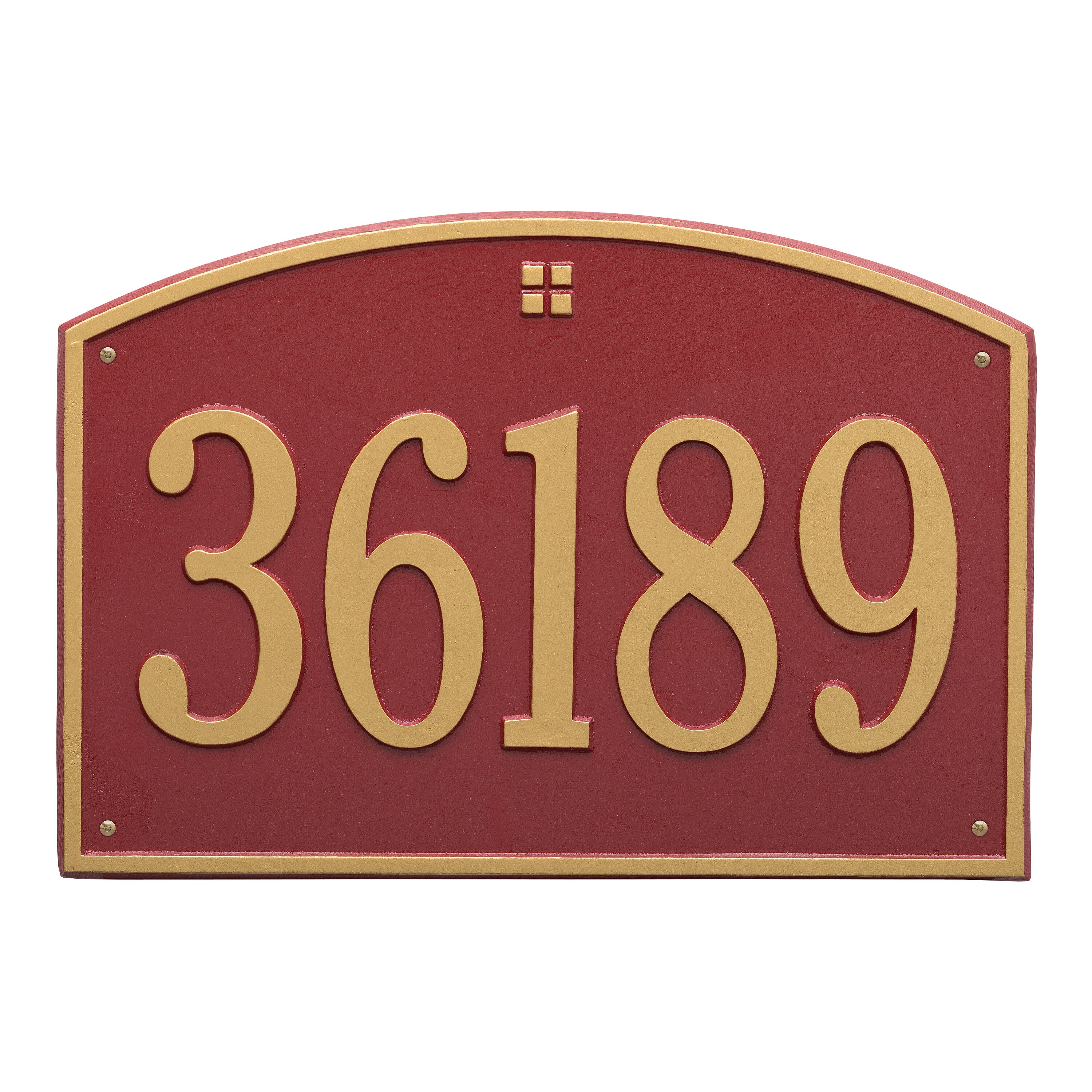 Cape Charles Estate Wall Address Plaque