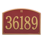 Cape Charles Estate Wall Address Plaque
