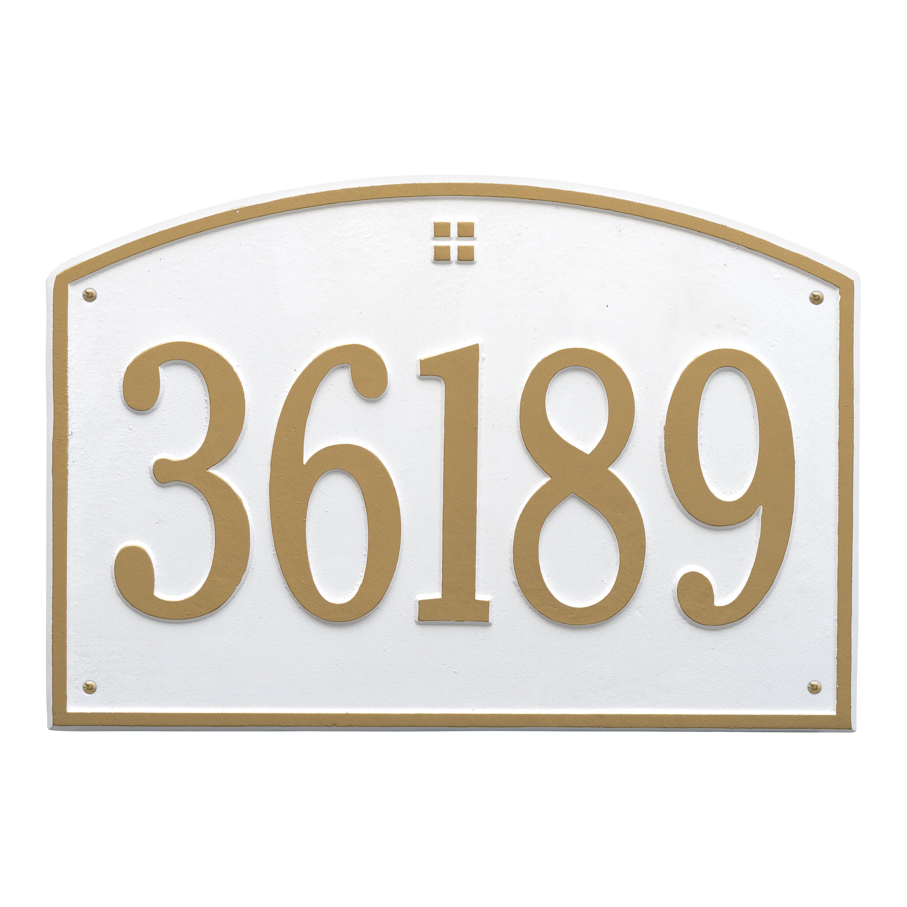 Cape Charles Estate Wall Address Plaque