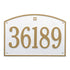 Cape Charles Estate Wall Address Plaque