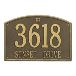Cape Charles Estate Wall Address Plaque