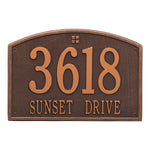 Cape Charles Estate Wall Address Plaque