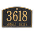 Cape Charles Estate Wall Address Plaque