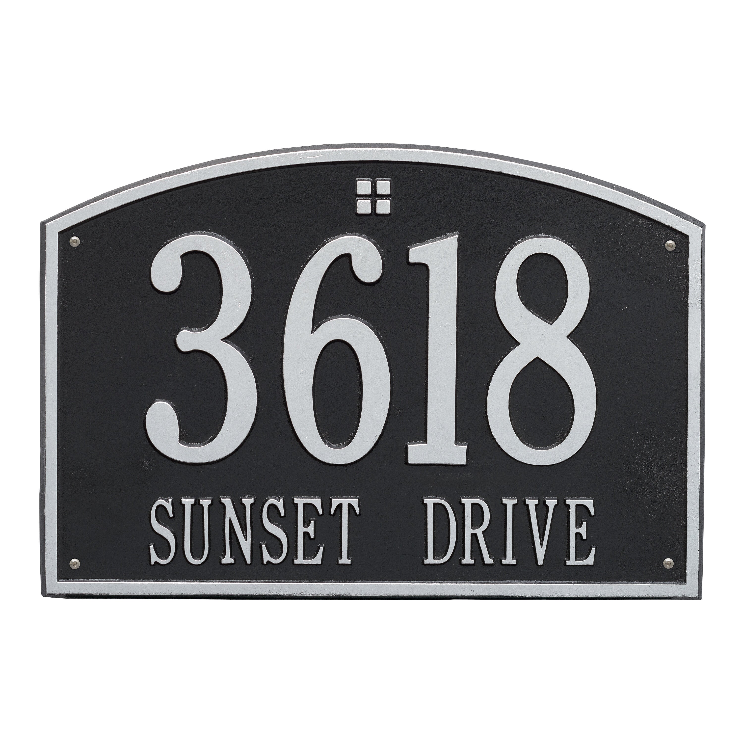 Cape Charles Estate Wall Address Plaque