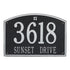 Cape Charles Estate Wall Address Plaque