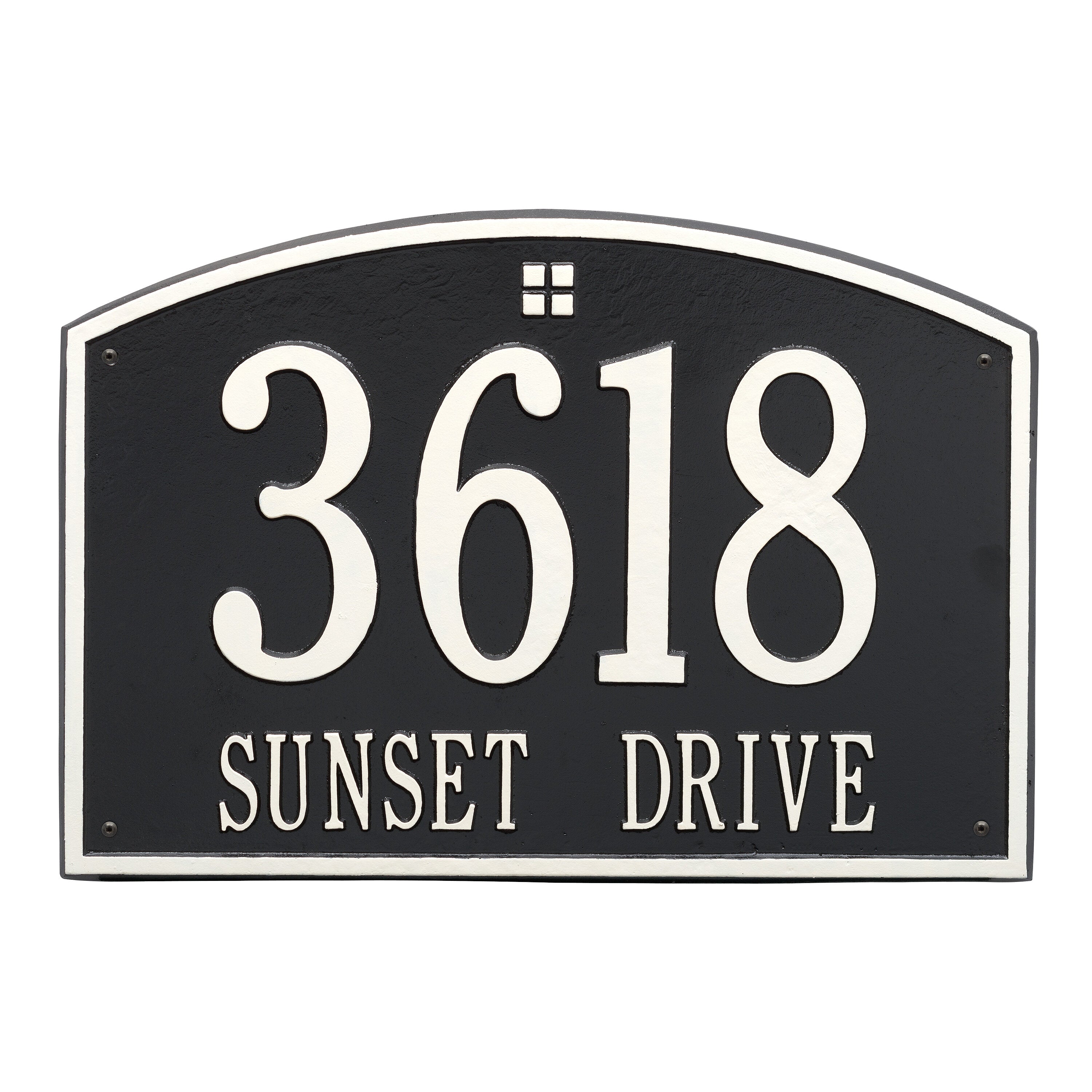 Cape Charles Estate Wall Address Plaque