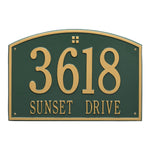 Cape Charles Estate Wall Address Plaque