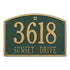 Cape Charles Estate Wall Address Plaque
