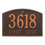 Cape Charles Estate Wall Address Plaque