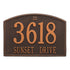 Cape Charles Estate Wall Address Plaque
