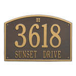 Cape Charles Estate Wall Address Plaque