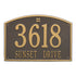 Cape Charles Estate Wall Address Plaque